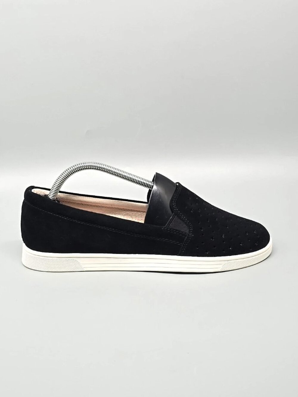 Revitalign Carolina Star Perforated Orthotic Black Suede Slip-on Women's Size 9B - Picture 6 of 12